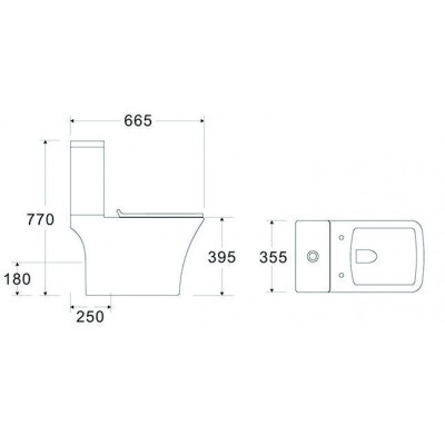 Моноблок  ICC 7837S PP RIMLESS
