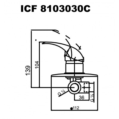  Смесители »   "Оливия " »  ICF 8101030 