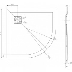 Поддушово корито ROUGH STONE ICST  90V RS-2