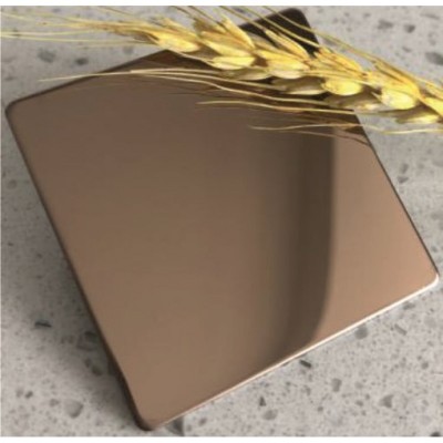 ДЕКОРАТИВНИ ПАНЕЛИ ОТ НЕРЪЖДАЕМА СТОМАНА >>  IC 9821 8K MIRROR ROSE GOLD