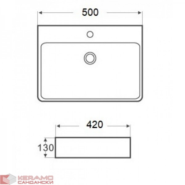 Умивалник » ICB 5042BLUE