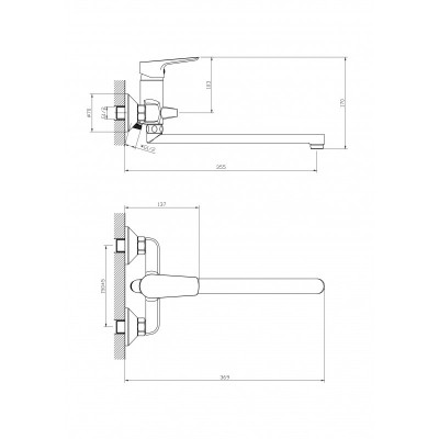  Смесители »  " ЕММА " »  ICF 5005007C M7230