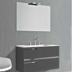 Шкаф за баня от МДФ Samara 70/60/45 antracite grey
