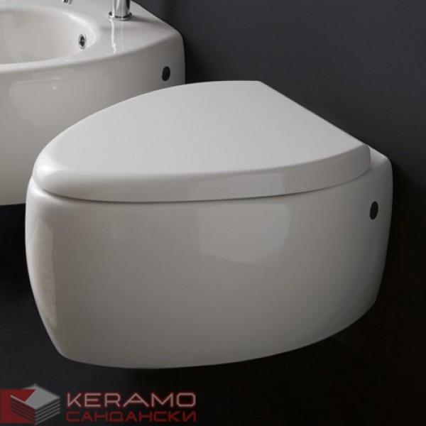Тоалетна Чиния Висяща Moai 8604 / 8609B с Плавно Падане