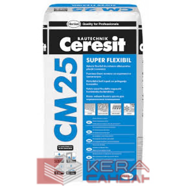 Лепило за плочки CM 25 White Super Flexible