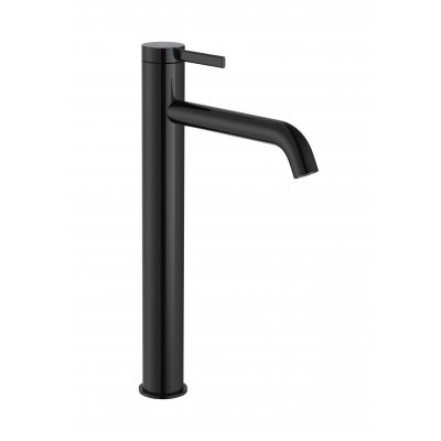 Смесител за умивалник Ona Titanium Black с click-clack сифон, висок A5A349ECN0 