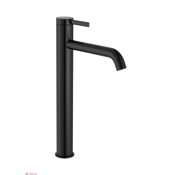 Смесител за умивалник Ona Titanium Black с click-clack сифон, висок