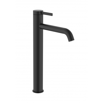 Смесител за умивалник Ona Matte Black с click-clack сифон, висок A5A349ENB0