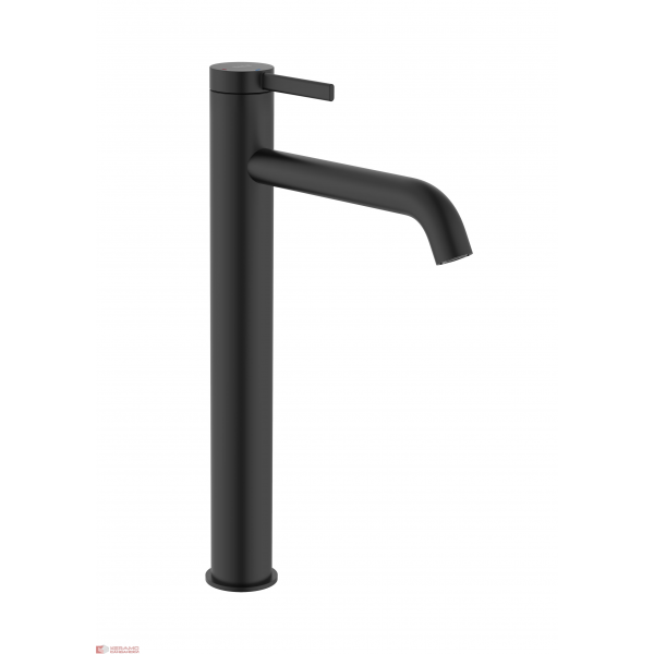 Смесител за умивалник Ona Matte Black с click-clack сифон, висок A5A349ENB0