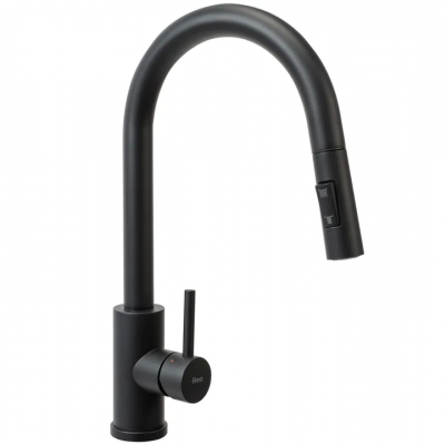 Кухненски смесител черен Fresh REA-9174