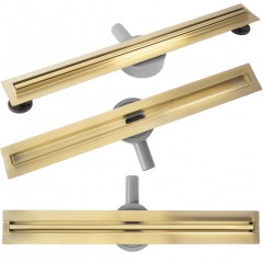 Сифон лентов 70 см. Neox Slim Brushed Gold 700 REA-G2714