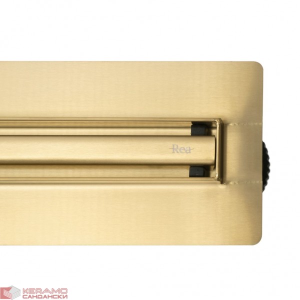 Сифон лентов 70 см. Neox Slim Brushed Gold 700 REA-G2714