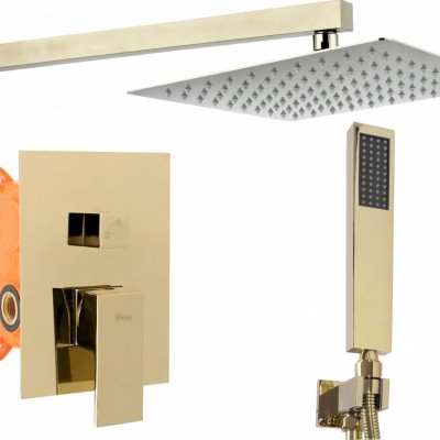 Душ комплект за вграждане хром Fenix Gold REA-P8401