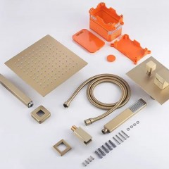 Душ комплект за вграждане хром Fenix Gold REA-P8401