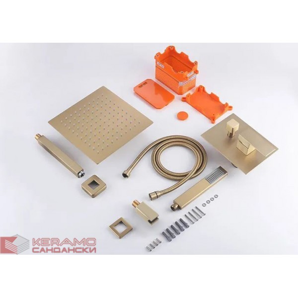 Душ комплект за вграждане хром Fenix Gold REA-P8401