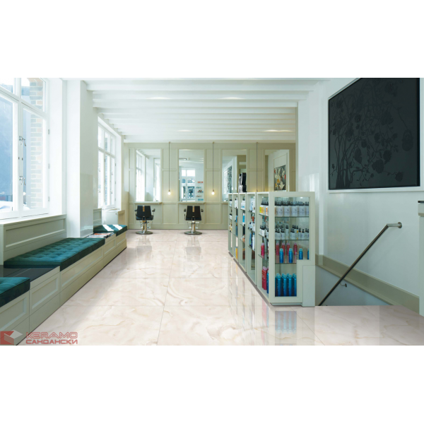 Гранитогрес Cloudy Onyx Beige 120x60